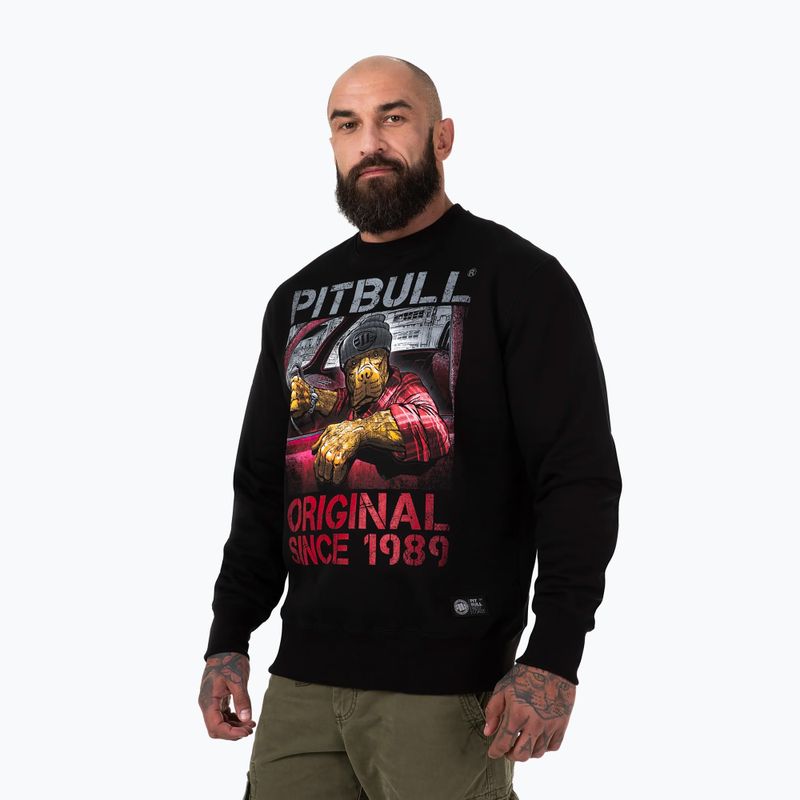 Мъжки потник Pitbull West Coast Drive Crewneck black