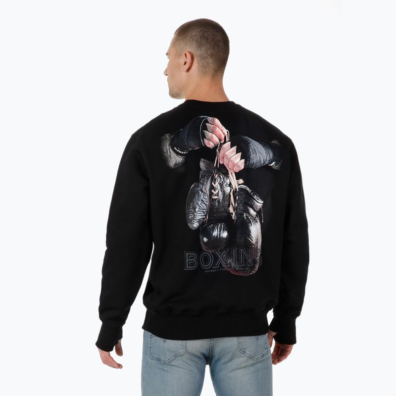 Мъжки потник Pitbull West Coast Boxing FD Crewneck black 2