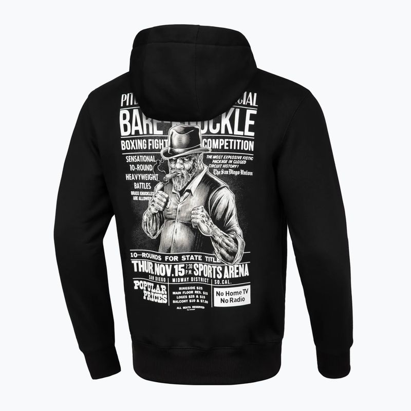 Мъжки потник с качулка Pitbull West Coast Bare Knuckle Hooded black 2