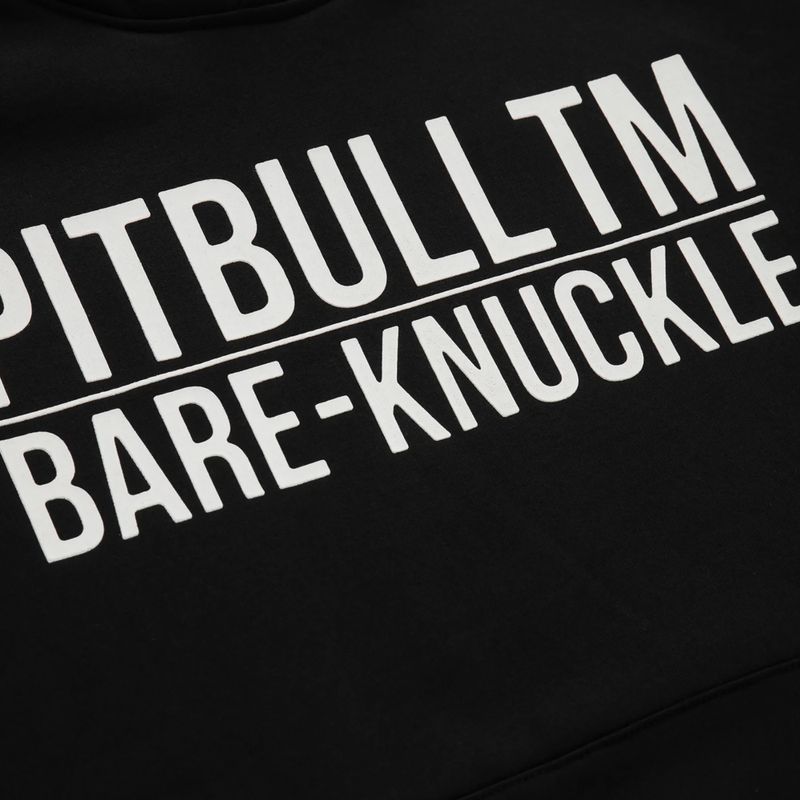 Мъжки потник с качулка Pitbull West Coast Bare Knuckle Hooded black 4