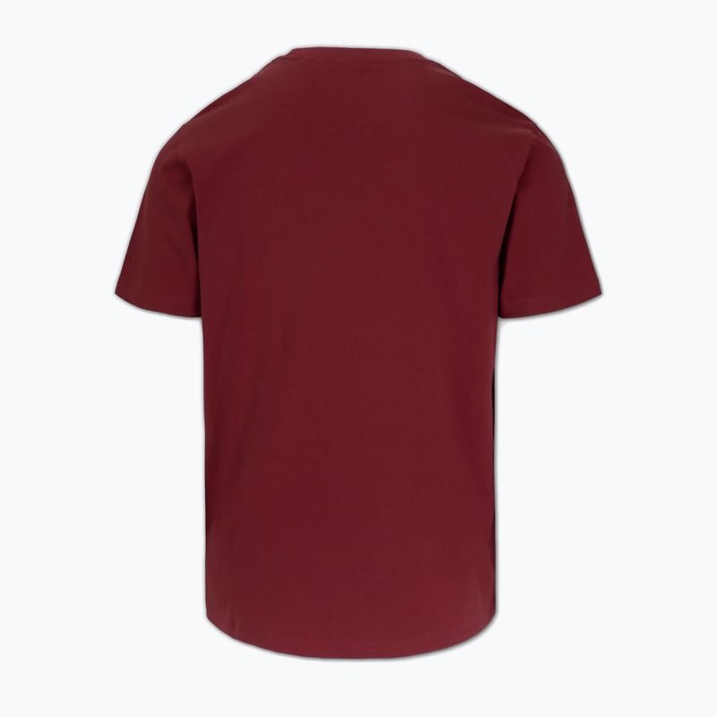 Мъжка тениска с лого Pitbull Small burgundy 2