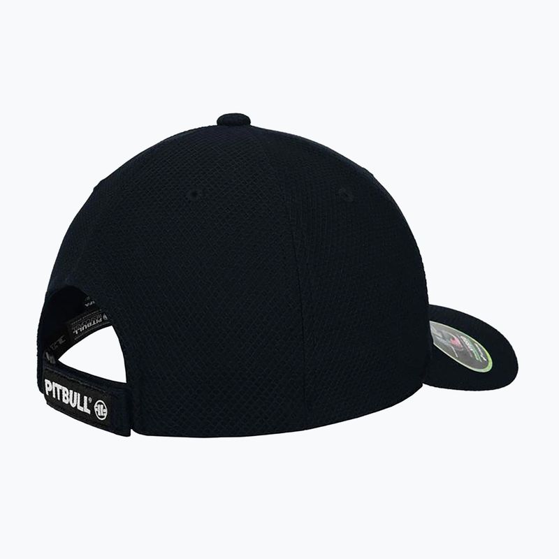 Pitbull Snapback ,,Лого" Хибридна бейзболна шапка в тъмночервен цвят 2