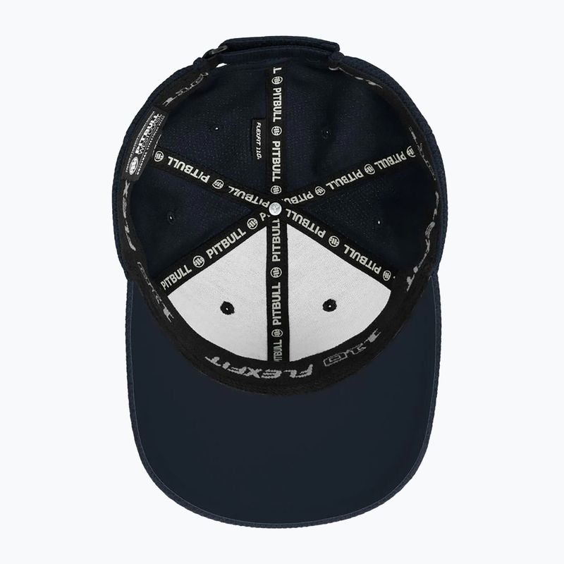 Pitbull Snapback ,,Лого" Хибридна бейзболна шапка в тъмночервен цвят 3