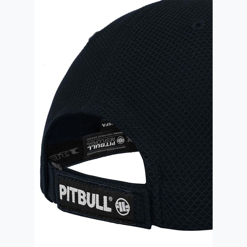 Pitbull Snapback ,,Лого" Хибридна бейзболна шапка в тъмночервен цвят 7