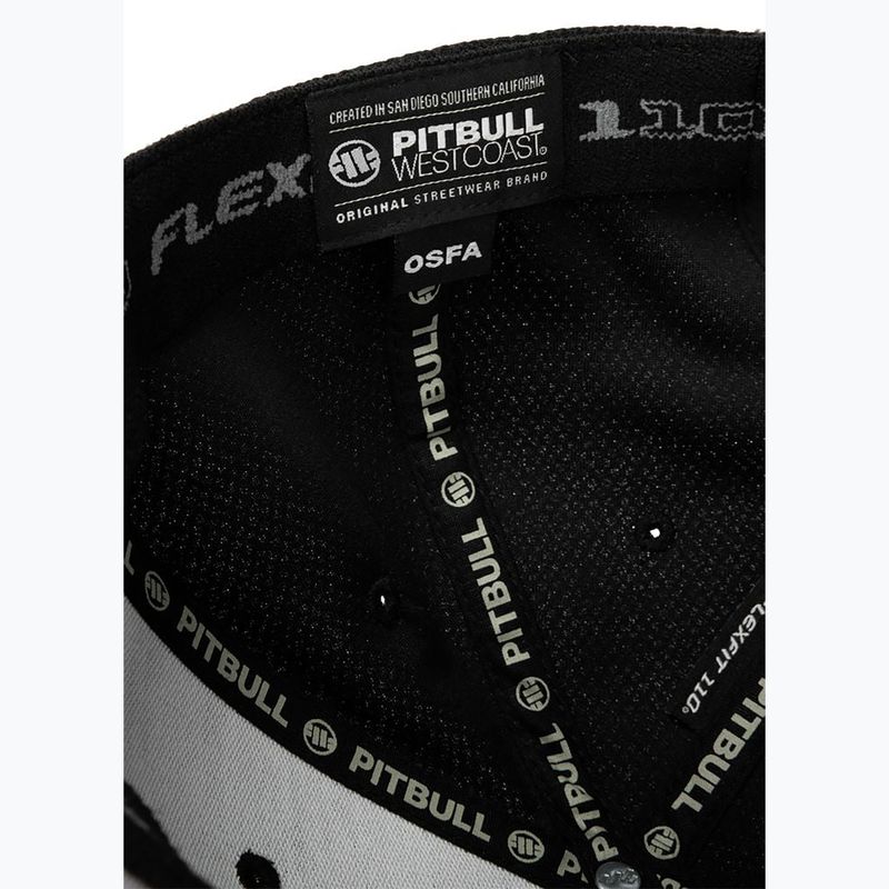 Pitbull Snapback ,,Лого" Хибридна бейзболна шапка в тъмночервен цвят 8