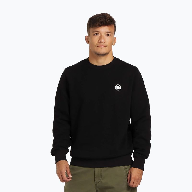 Мъжки потник Pitbull Small Logo Crewneck black