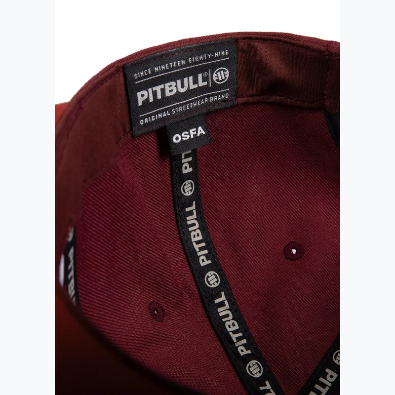 Бейзболна шапка Pitbull West Coast Snapback Cap Pitbull YP Classic Premium burgundy 7