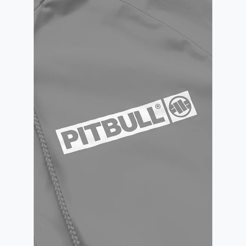 Мъжки яке Pitbull West Coast Athletic Logo Hooded Nylon light grey 9