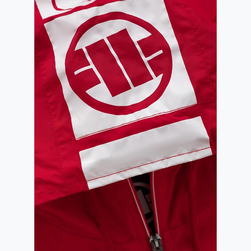 Мъжко яке Pitbull West Coast Athletic Hilltop Hooded Nylon red 3