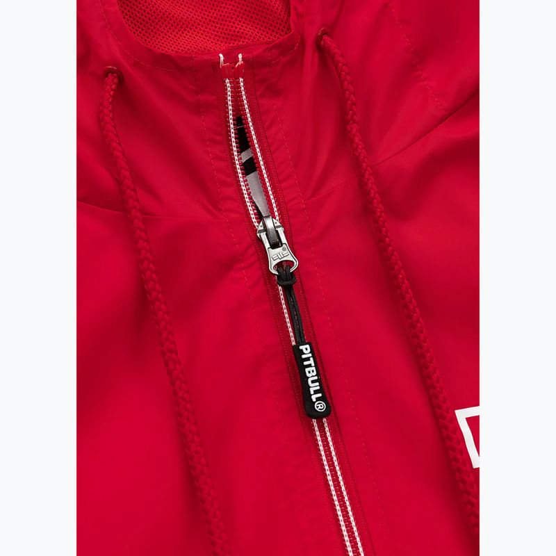 Мъжко яке Pitbull West Coast Athletic Hilltop Hooded Nylon red 4