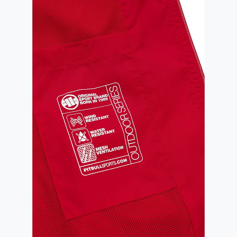 Мъжко яке Pitbull West Coast Athletic Hilltop Hooded Nylon red 8