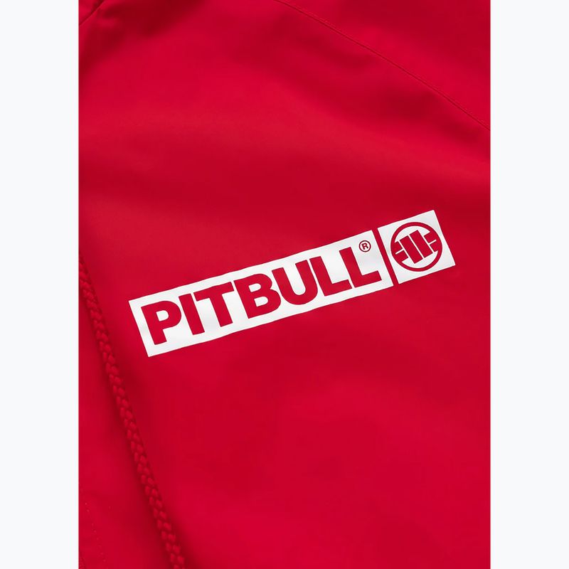 Мъжко яке Pitbull West Coast Athletic Hilltop Hooded Nylon red 9