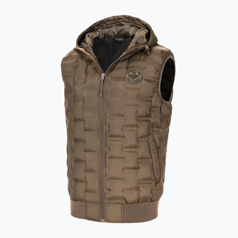 Мъжки елек Pitbull West Coast Eclipse Hooded Padded coyote brown 4