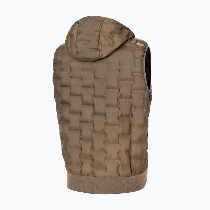 Мъжки елек Pitbull West Coast Eclipse Hooded Padded coyote brown 5