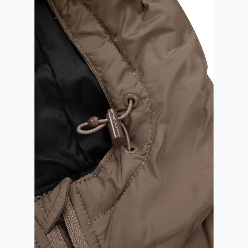 Мъжки елек Pitbull West Coast Eclipse Hooded Padded coyote brown 7