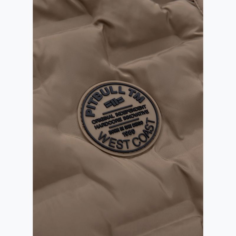 Мъжки елек Pitbull West Coast Eclipse Hooded Padded coyote brown 8