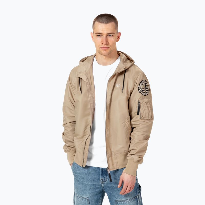 Мъжко яке Pitbull West Coast Starwood 2 Hooded Flight sand 3