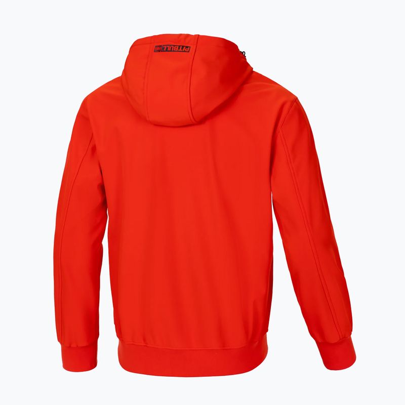 Мъжко яке Pitbull West Coast Midway 2 Softshell flame red 2