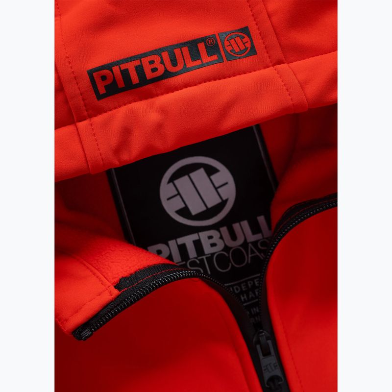 Мъжко яке Pitbull West Coast Midway 2 Softshell flame red 6