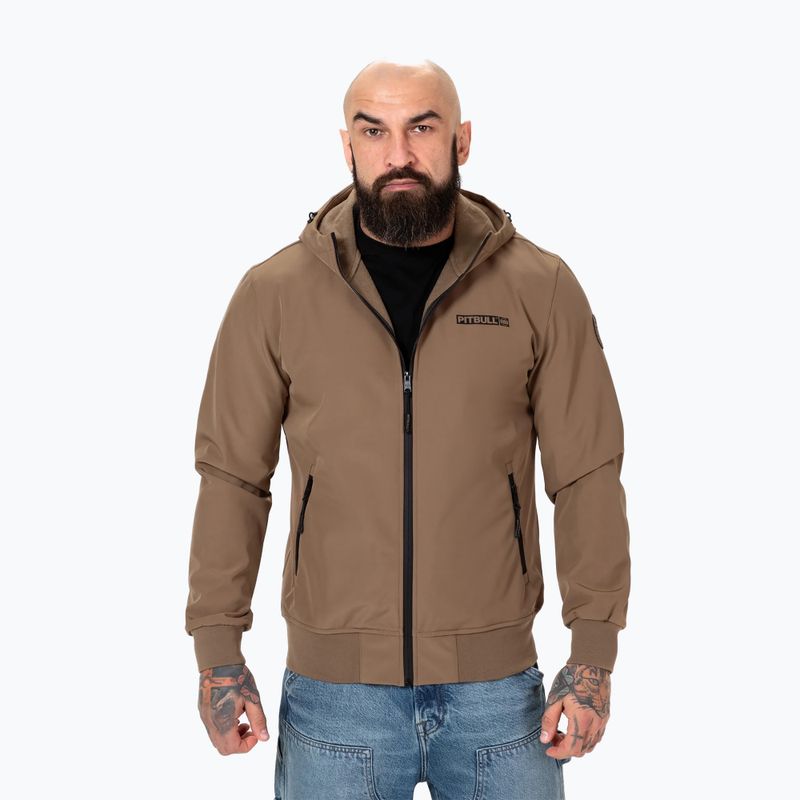 Мъжко яке Pitbull West Coast Midway 2 Softshell coyote brown