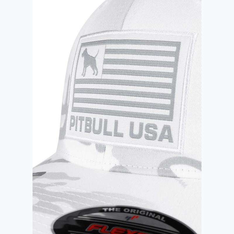 Мъжка шапка с козирка Pitbull Mesh Full Cap Pitbull Usa Multicam white/camouflage 3
