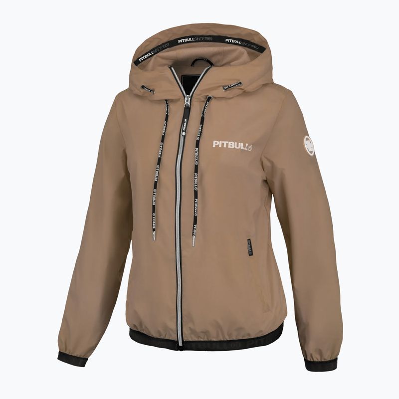 Дамско яке Pitbull West Coast Dahlia 2 Hooded Nylon sand 4