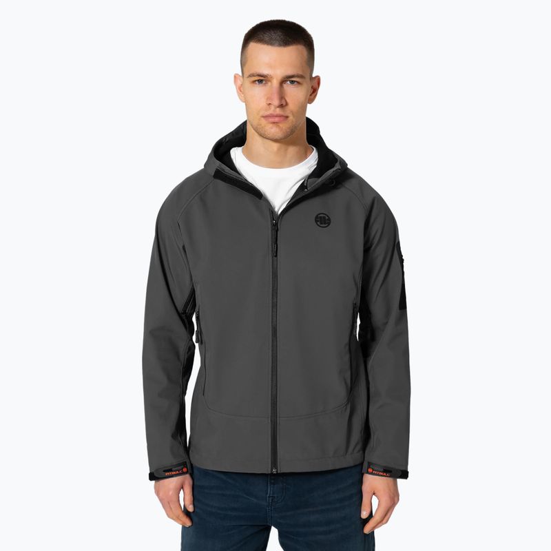 Мъжко яке Pitbull West Coast Airfield Softshell graphite