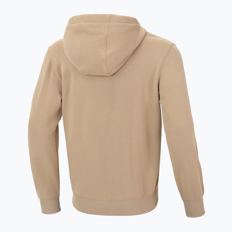Мъжки суитшърт Pitbull West Coast Terry Group Hooded Zip sand 2
