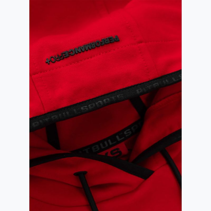 Дамски суитшърт Pitbull West Coast Georgia Hooded red 3