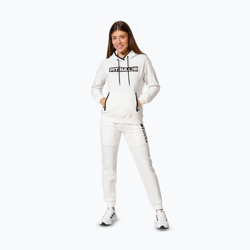 Дамски суитшърт Pitbull West Coast Georgia Hooded Of white 2