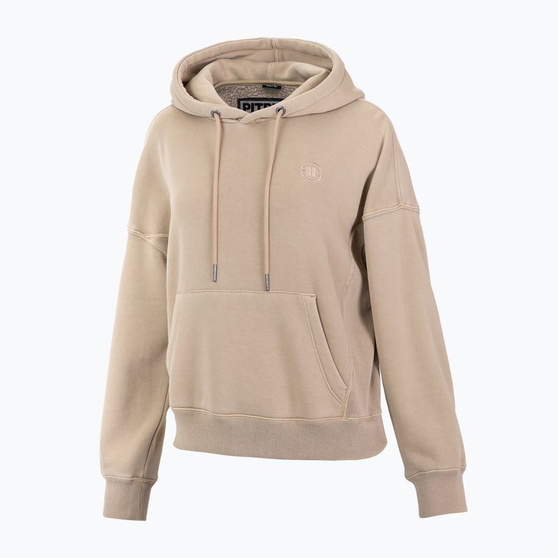 Дамски суитшърт Pitbull West Coast Manzanita Washed Hooded sand 3
