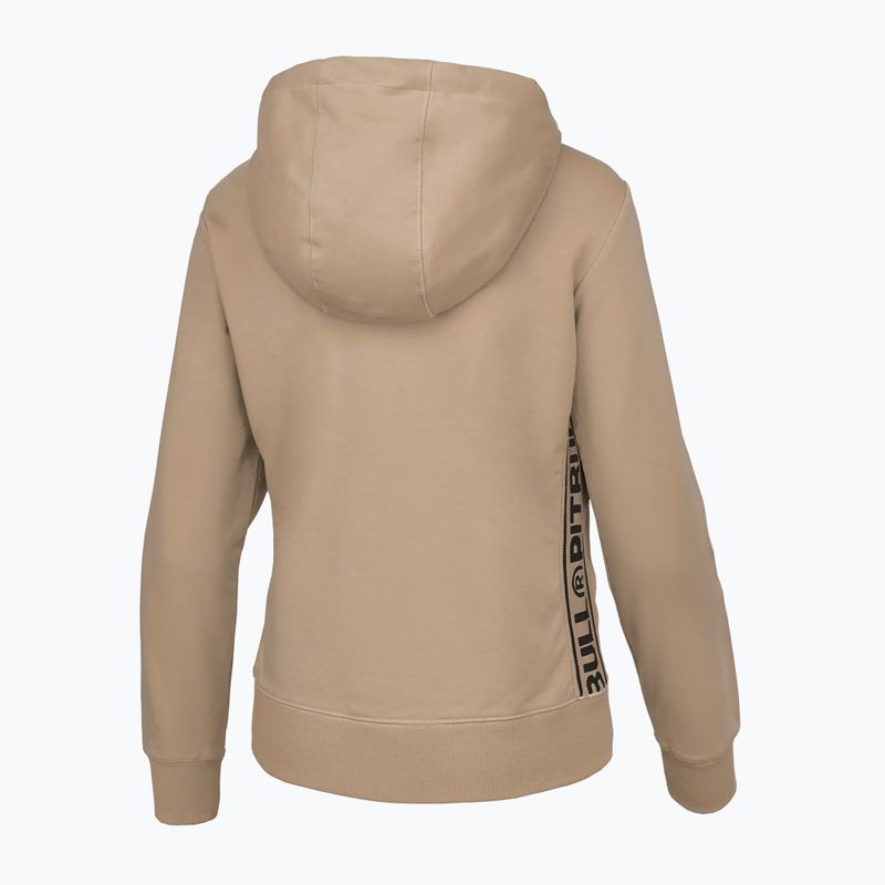 Дамски суитшърт Pitbull West Coast La Deta Hooded Zip sand  3