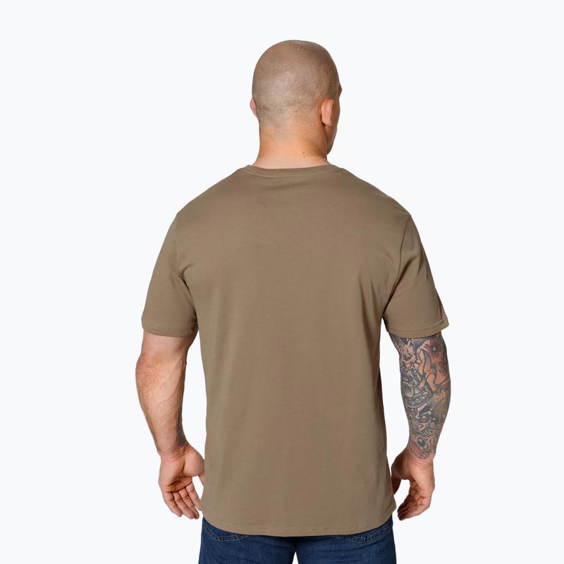 Дамска тениска Pitbull West Coast Small Logo coyote brown 3