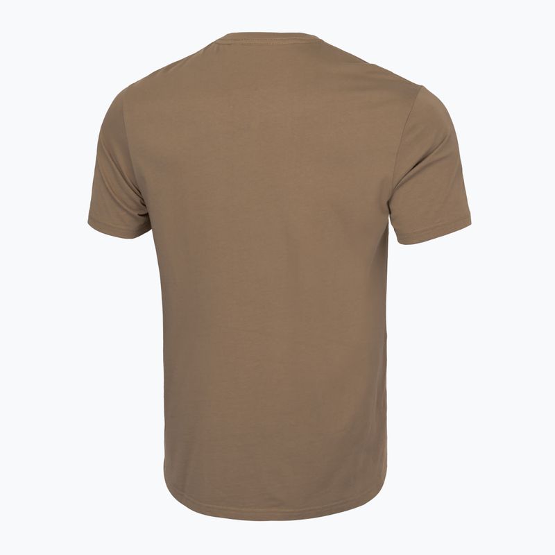 Дамска тениска Pitbull West Coast Small Logo coyote brown 2