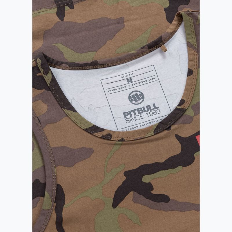 Мъжка тениска Pitbull Small Hilltop Tank Top woodland camo 6