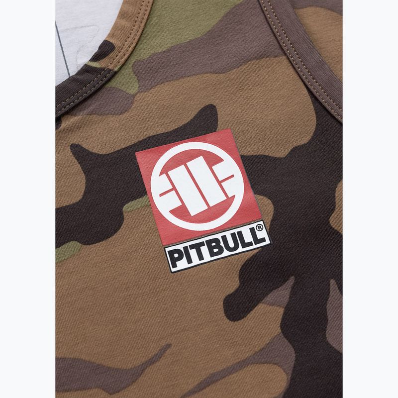 Мъжка тениска Pitbull Small Hilltop Tank Top woodland camo 7