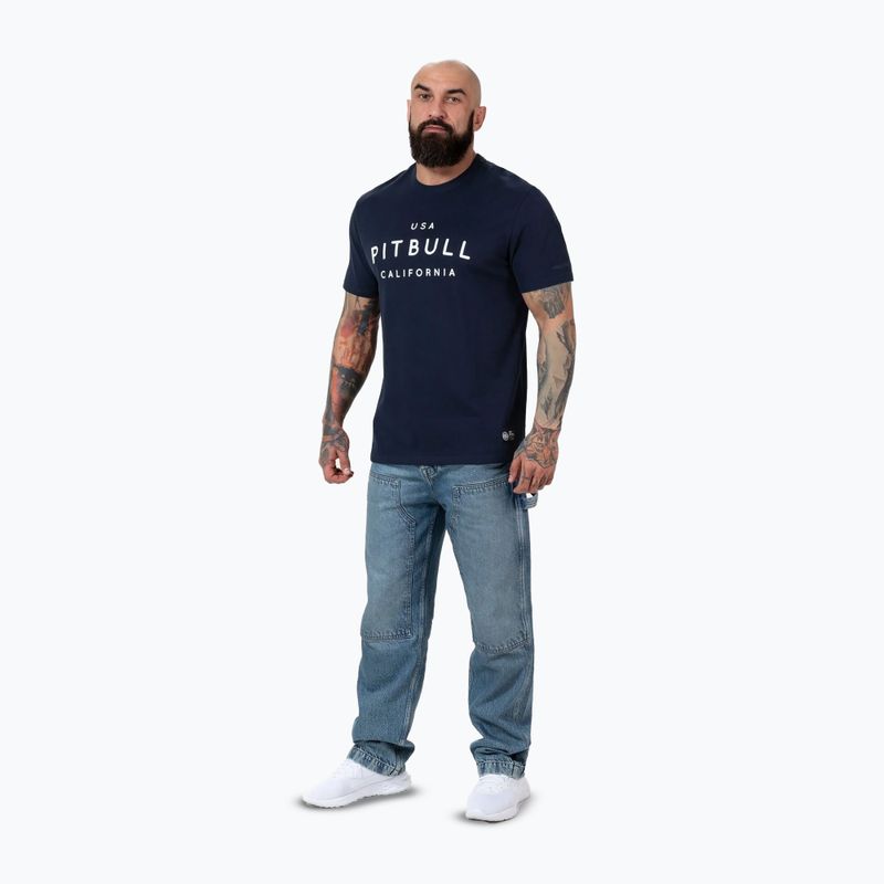 Мъжка тениска Pitbull Usa Cal dark navy 2