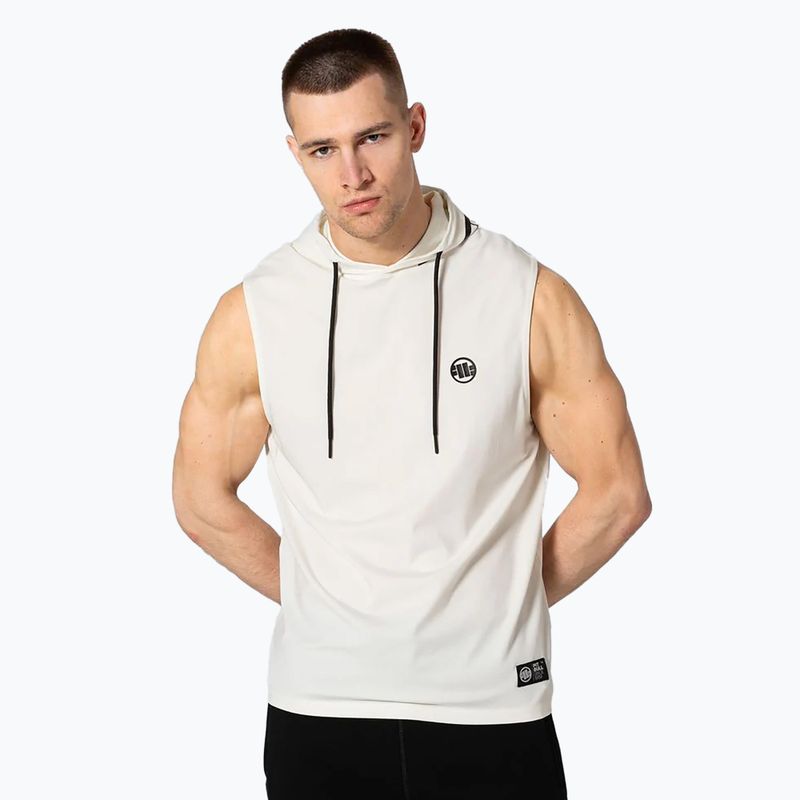 Мъжки потник Pitbull Mercado Hilltop Hooded Sleeveless white 4