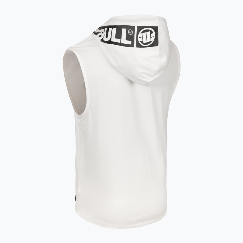 Мъжки потник Pitbull Mercado Hilltop Hooded Sleeveless white 8