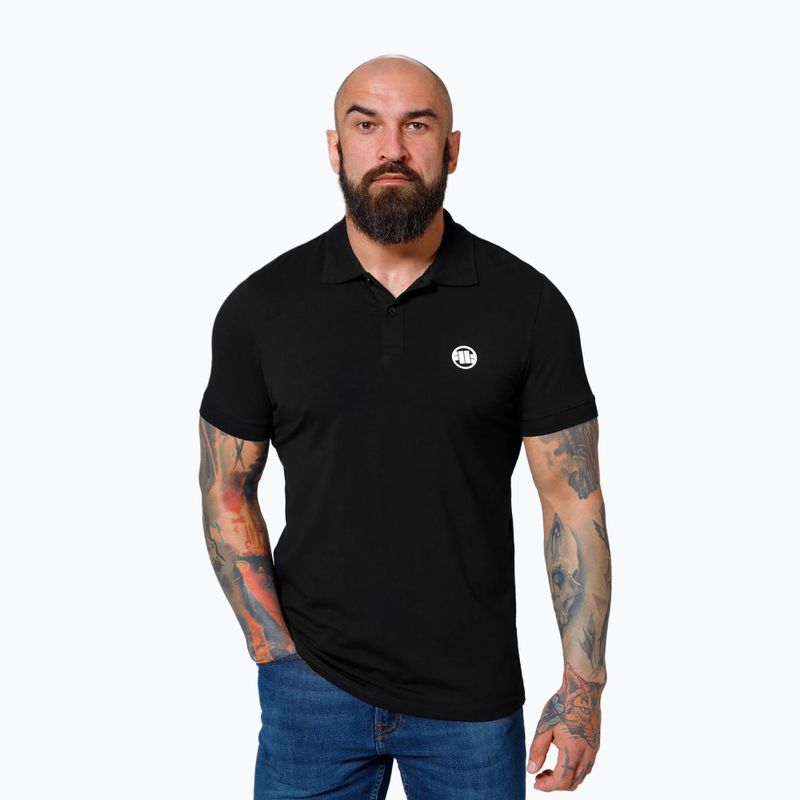 Мъжка тениска поло Pitbull West Coast Polo Jersey Small Logo black 2