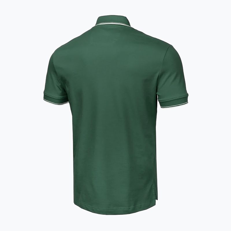 Мъжка поло риза Pitbull Pique Stripes Regular jade green 4