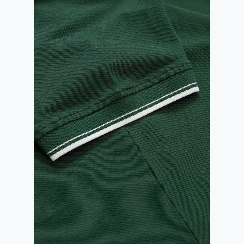 Мъжка поло риза Pitbull Pique Stripes Regular jade green 7