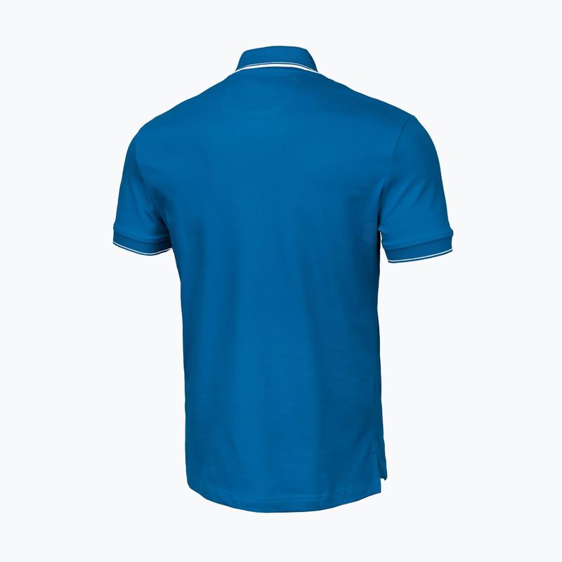 Мъжка поло тениска Pitbull Polo Pique Stripes Regular royal blue 5