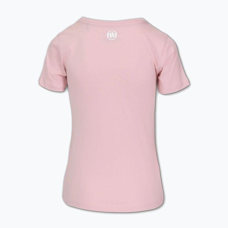 Pitbull R прахообразно розова тениска за жени 2