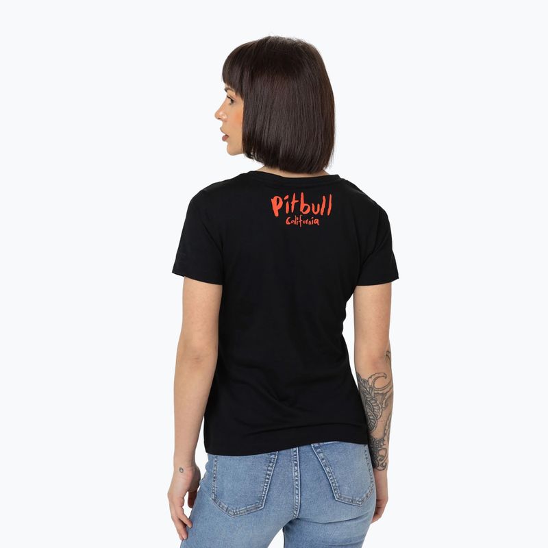 Дамска тениска Pitbull West Coast Watercolor black 3