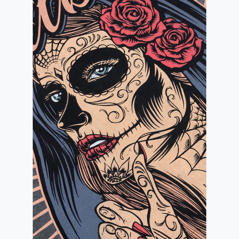 Pitbull West Coast мъжка тениска Santa Muerte графит 6