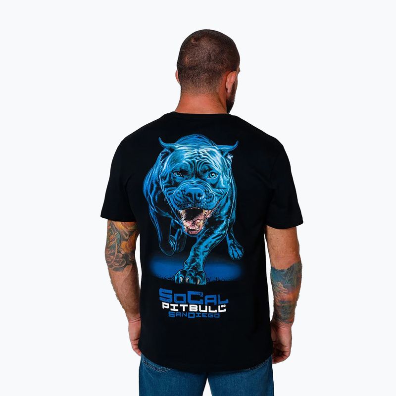 Pitbull West Coast мъжка тениска в синьо черно 3