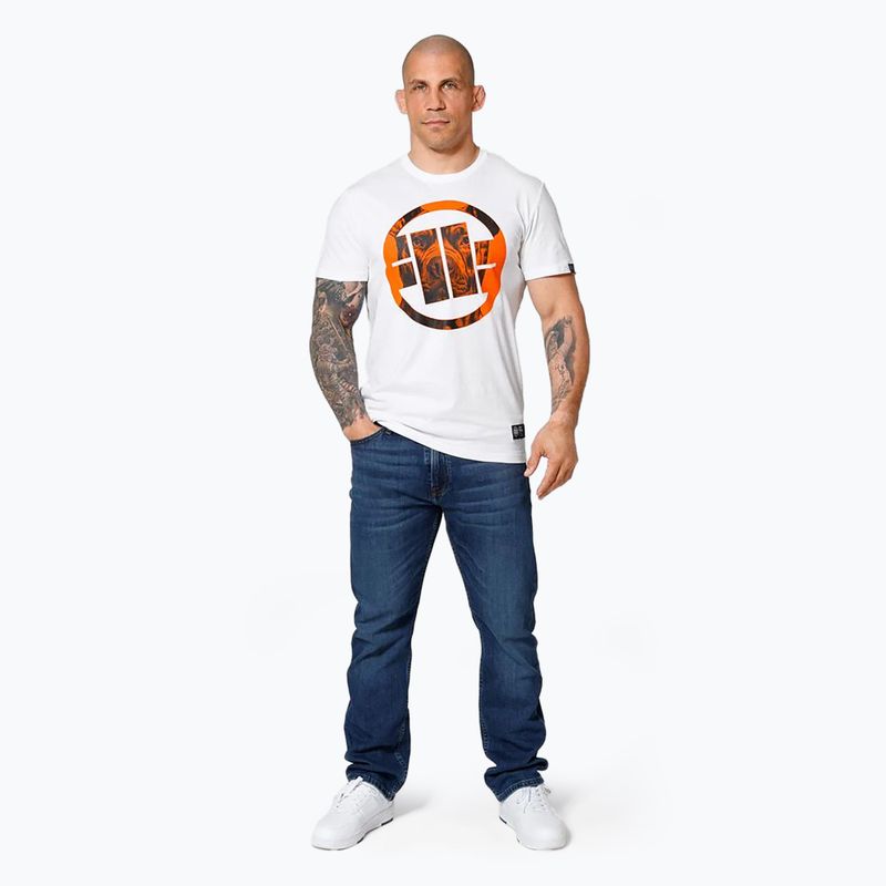 Мъжка тениска Pitbull West Coast Orange Dog 24 white 2