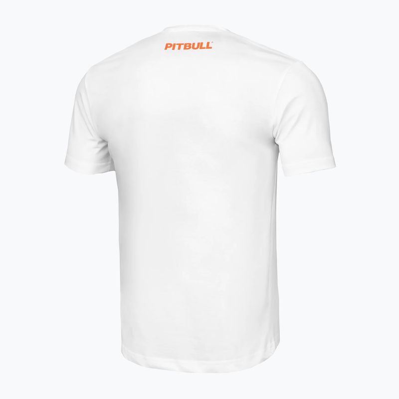 Мъжка тениска Pitbull West Coast Orange Dog 24 white 5