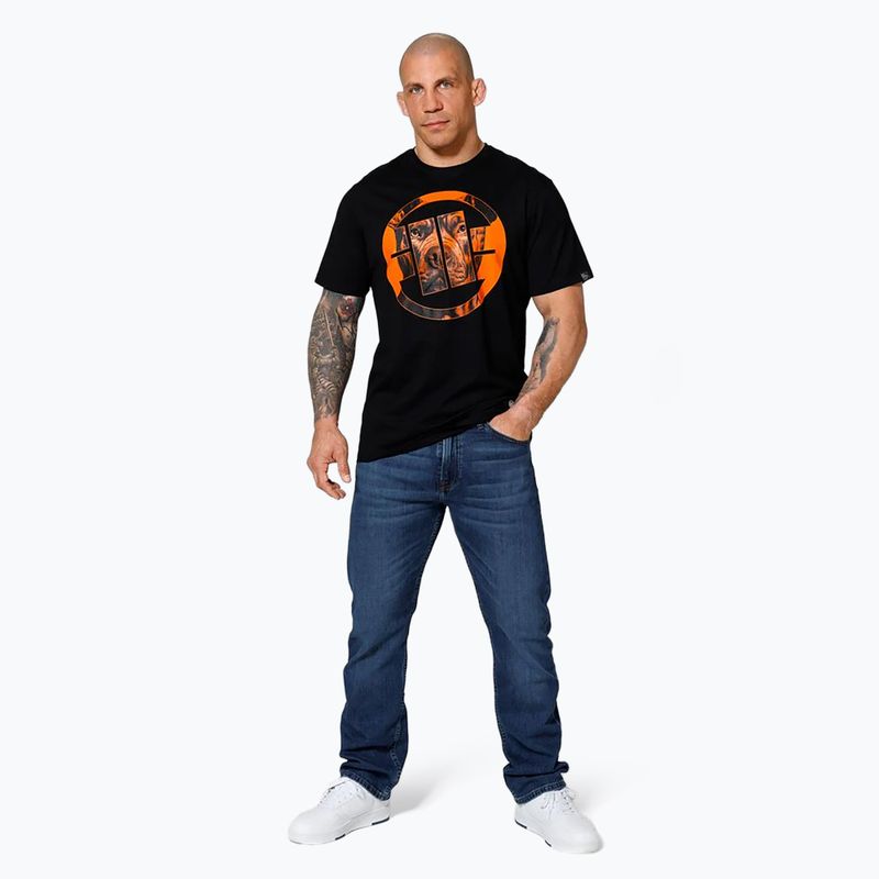 Мъжка тениска Pitbull West Coast Orange Dog 24 black 2